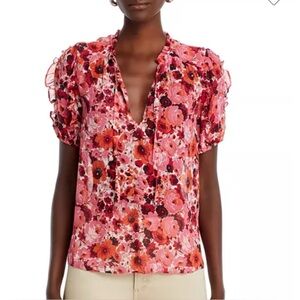 PAIGE
Dandelion Silk Split Neck Top